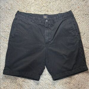 J Crew Black Flat Front Shorts Versatile Style
